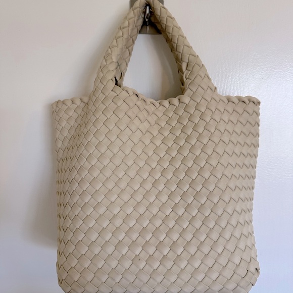 BCBGMaxAzria Small Neoprene Woven Tote Bag - Picture 2 of 4